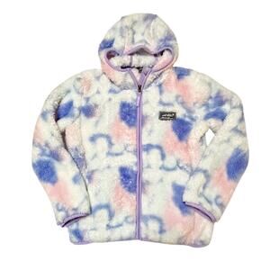 Eddie Bauer Sherpa Fleece Tie Dye Jacket Size 7-8